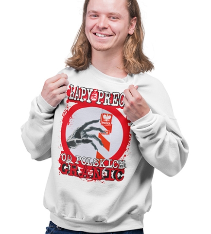 Bluza PATRIOTYCZNI ŁAPY PRECZ